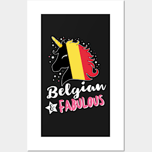 Belgian & Fabulous Unicorn Posters and Art